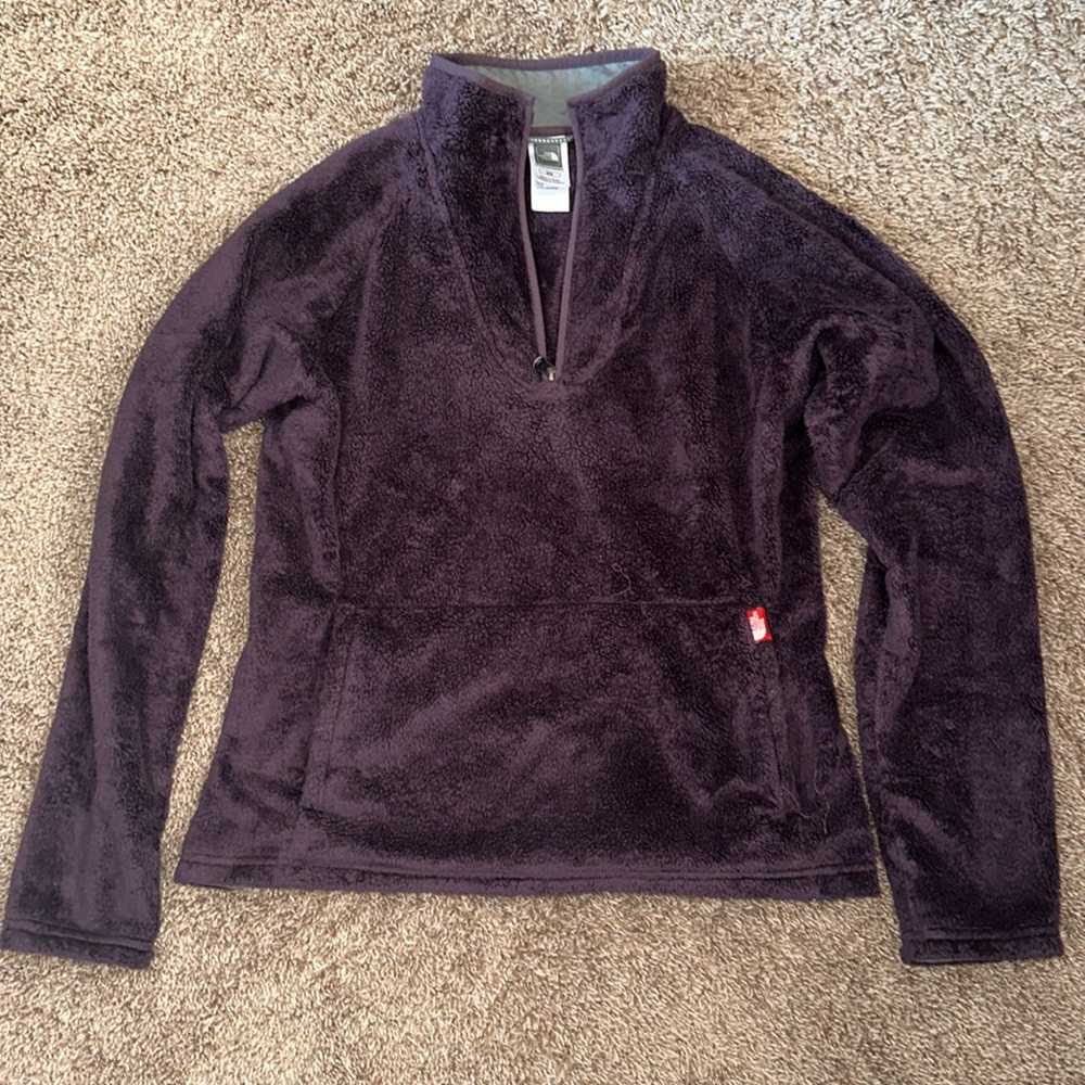 Purple North Face Pull Over